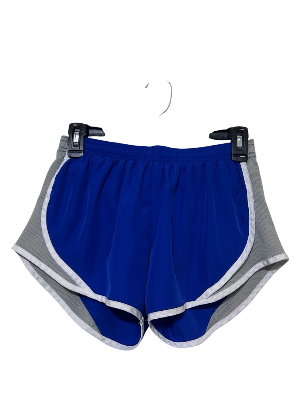 Soffe Low Rise Royal Blue & Gray Athletic Running Shorts - Size Small